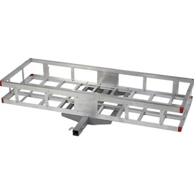 Ultra-Tow 41081.ULT 500 Lb Aluminum Hitch Cargo Carrier - Silver & 60in x 22.5in x 8in