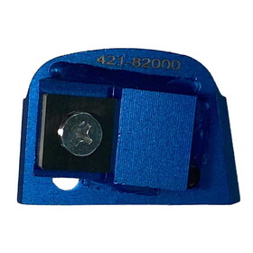 Virginia Abrasives 421-82000.VAB Carbide Scraper - Clockwise - Blue - Box of 3