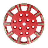 Virginia Abrasives 425-07435.VAB 10-In. Grinding Head - 20 Segment - Hard Bond - Coarse/Medium