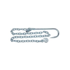 Ultra-Tow 5576308 Tow Chain w/ 15-In. Grab Hook & Clevis - 3/8-In. x 80-In. - 2,650-Lb. - NACM & DOT Cert