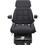 K&M 6516 Case 90-94 Series KM 1004 Seat & Mechanical Suspension - Black Fabric, Price/EA