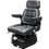 K&M 6526 Case 90-94 Series KM 1004 Seat & Mechanical Suspension - Black Vinyl, Price/EA