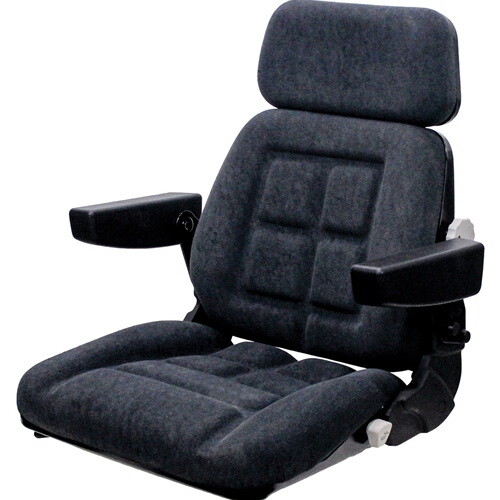 K & M Case IH Magnum Backrest Tractor Seat Cushion Gray