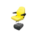 Uni Pro 6852 John Deere 7000 Series 441/MSG85 Mechanical Seat Kit - Open Station - Yellow Vinyl