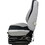 K&M 6866 Caterpillar/John Deere Seat & Air or Mechanical Suspension Kits, Multi-Gray Fabric - Air