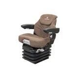 Uni Pro 6991 John Deere 7R/8R-8RT/9R-9RT-9RX Series 1310 Air Suspension Seat Kit - Brown Fabric