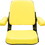 K&M 7190 John Deere 200 Comfort Classic Seat Assembly, Yellow Vinyl