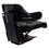 K&M 7460 Uni Pro - KM 250 Utility Mechanical Suspension Seat Assembly, Black Vinyl