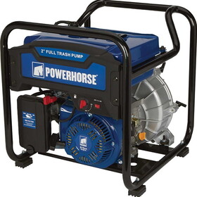 Powerhorse 750126.POW Extended Run Full-Trash Pump - 2in Ports & 11000 GPH