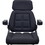 K&M 7615 Uni Pro - KM 600 Seat Assembly, Black Fabric