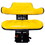 K&M 8094 Uni Pro - KM EC 250 Utility Seat & Mechanical Suspension, Yellow Vinyl