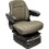 K&M 8165 Uni Pro - KM 1000 Seat & Air Suspension, Brown Fabric