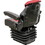 K&M 8565 Uni Pro - KM 1007 Seat & Air Suspension, Red/Black Matrix Fabric