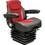 K&M 8565 Uni Pro - KM 1007 Seat & Air Suspension, Red/Black Matrix Fabric