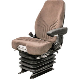 K&M 8570 Uni Pro - John Deere AH227974-AXE48239 Combine Seat & Air Suspension