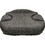 K&M 8582 Bobcat E Series Mini Excavator Seat Cushions, Charcoal Gray Fabric