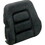 K&M 8634 KM Grammer DS85H/90 Series Backrest Cushions, Black Fabric