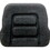 K&M 8634 KM Grammer DS85H/90 Series Backrest Cushions, Black Fabric