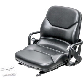 K&M 8661 Uni Pro&#153; - KM 171 Bucket Seat with Hip Restraints & Slides