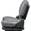 K&M 8694 Uni Pro - KM 146 Seat & Mechanical Suspension, Black/Gray Fabric
