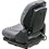 K&M 8694 Uni Pro - KM 146 Seat & Mechanical Suspension, Black/Gray Fabric