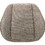 K&M 8711 KM 1061/Grammer 7X1 Backrest Cushion - Brown Fabric