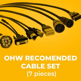 K&M 9541 Jaltest OHW Construction Vehicle Cable Kit for Diagnostics Scanner