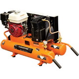 K&M KMCTA5590856.SAN Air Compressor GX160 8 Gallon Wheel Barrow Cl Pump