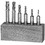 MEDA - SUPERIOR IMPORT 0940824 All 3/8" Shank, 1/8 x 3/8, 5/32 x 3/8, 3/16 x 3/8, 1/4 x 3/8, 5/16 x 3/8, 3/8 x 3/8", 6 pieces 4F H.S.S.