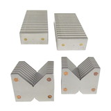 MEDA - SUPERIOR IMPORT 1726005 Combination set of one pair of small V-Blocks and one pair of parallels