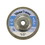 WEILER 7150519 4-1/2" Dia, 5/8"-11 Arbor Hole, 60 Zirconlum Grit Size, 13,000 Max. RPM