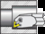 PAFANA EUROPEAN 7830122 SI-MTUNL 12-3, Shank: 3/4", Min Bore: 1", OAL: 10", Center Line F: .5", Use with TNM Insert: 33_, LH