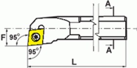 PAFANA EUROPEAN 8700931 SI-SCLCR 8-3, Shank: .500", Min Bore: .625", OAL: 7", Center Line F: .312", Use with CC_T Insert: -32.52, RH