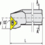 PAFANA EUROPEAN 8840162 SI-STUCL 16-3, Shank: 1", Min Bore: 1.115", OAL: 12", Center Line F: .555", Use with TC_T Insert: 32.52, LH