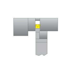 DORIAN TOOL USA 9163006 SGTHR 19-2, Center Height: .750", OAL: 4.328", Insert Width: .087 & .093", RH