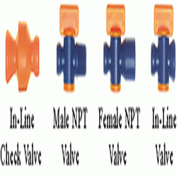 LOC-LINE USA 9221193 1/4" Female NPT Valves 2 Pack