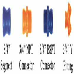 LOC-LINE USA 9261505 3/4" NPT Connectors 4 Pack