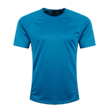 TOPTIE Men's Running Short Sleeve Athletic Top, Fitted Short Sleeve Crew