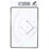 Champro A091 Baseball / Softball Coach's Board - Dry Erase With Marker, Price/Each