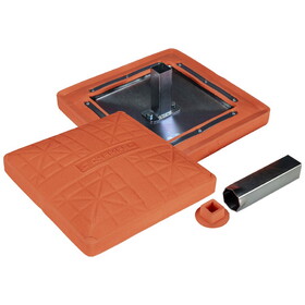 Champro B003 15" X 15" X 3" Orange Safety Base