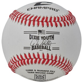 Champro CBB-200DYL Dixie League Approved Baseball - Full Grain Leather Cover - Category 1