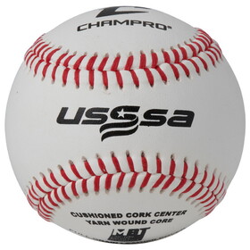 Champro CBB-300US Usssa Approved Baseball - Full Grain Leather Cover
