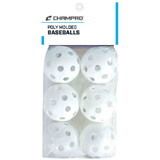 Champro CBB-51C Poly Baseballs - 6 Pack