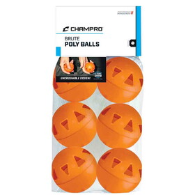 Champro CBB48 9" Brute Poly Ball - 6 Pack