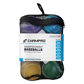 Champro CBB6S Weighted Training Baseball Set