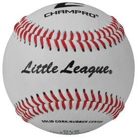 Champro CLL-40 Little League&#174; Game Rs - Cork/Rubber Core - Genuine Leather Cover