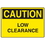 Seton 00360 OSHA Caution Signs - Low Clearance, Price/Each