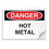 Seton 01910 Danger Signs - Hot Metal, Price/Each