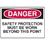 Seton 01988 Danger Signs - Safety Protection Must Be Worn Beyond This Point, Price/Each