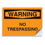 Seton 06147 OSHA Warning Signs - No Trespassing, Price/Each
